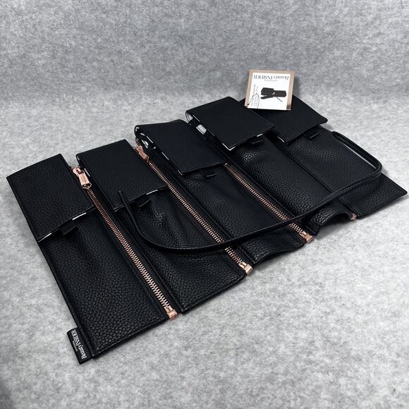 Sephora Beauty Insider Roll It Up PRO Brush Roll 5 Pouch Rose Gold Makeup Case - Picture 7 of 16